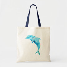 Bolso Tote Ocean Art - Delfín