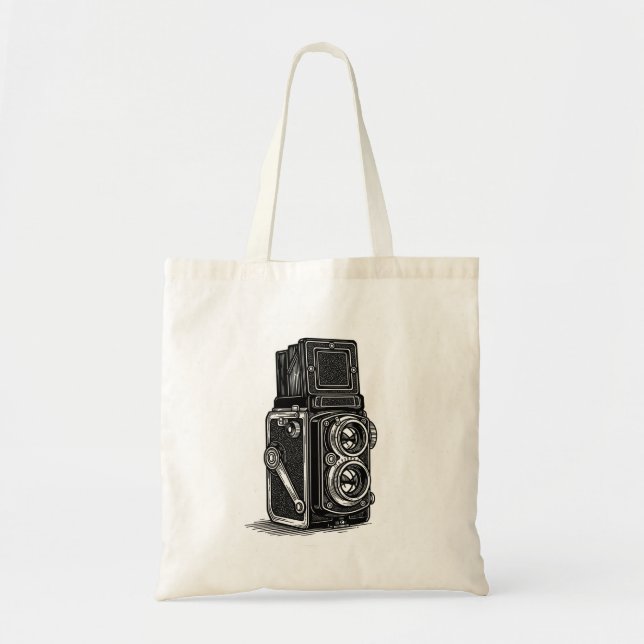 Bolso tote para cámara TLR (Frente)