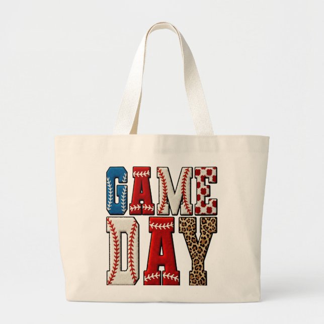 Bolso Tote para Día de Partido – Fiesta de Fútbol  (Frente)