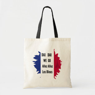 Bolso tote para fanáticos del fútbol francés