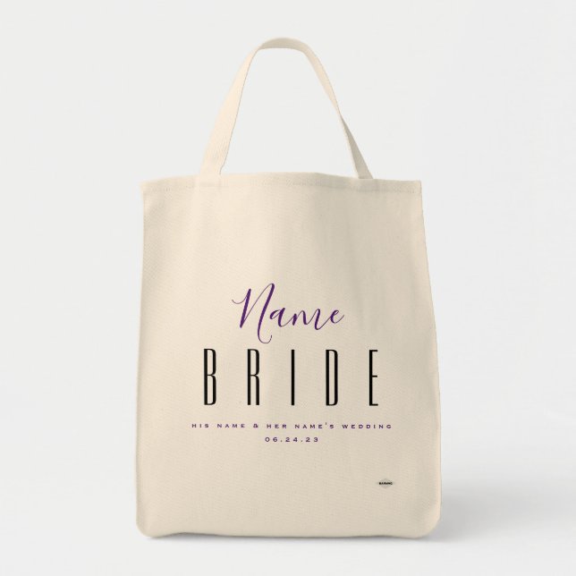Bolso tote para novia HAMbyWG (Frente)