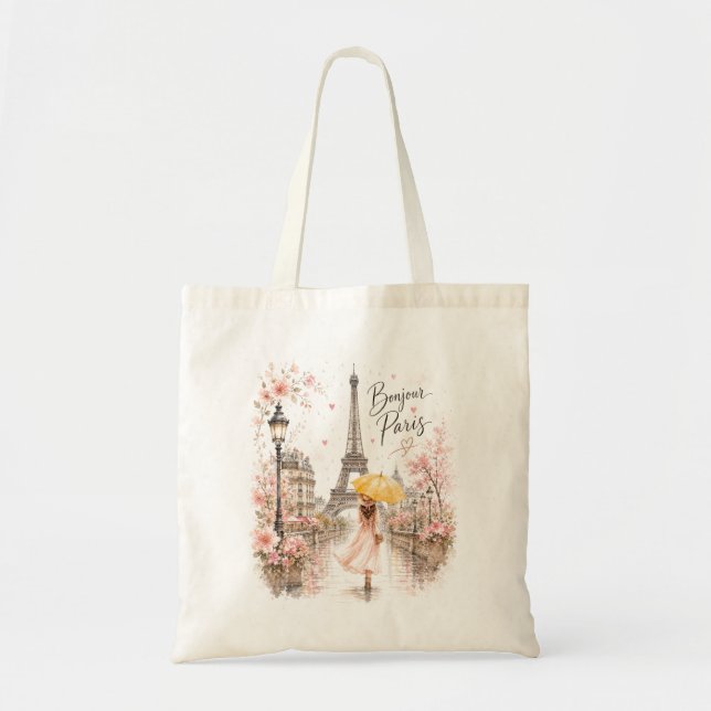 Bolso tote parisino Bonjour Paris (Frente)
