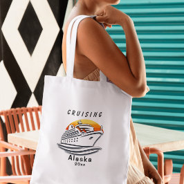Bolso Tote Personalizable Puesta de Sol de Alaska