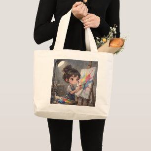 Bolso Tote Pintora Niña Caprichosa
