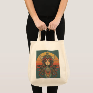 Bolso Tote Retro Boho Chi - Femenino Inspirado en 