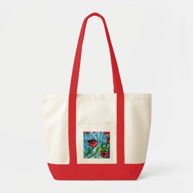 Bolso tote Rosa Roja (Frente)