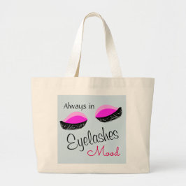 bolso tote siempre con estado de ánimo de pestañas