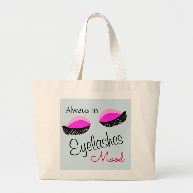 bolso tote siempre con estado de ánimo de pestañas (Frente)