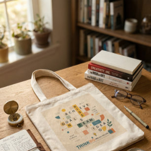 Bolso tote simple moderno contemporáneo trendy coo
