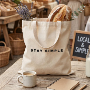 Bolso tote Stay Simple Estética minimalista