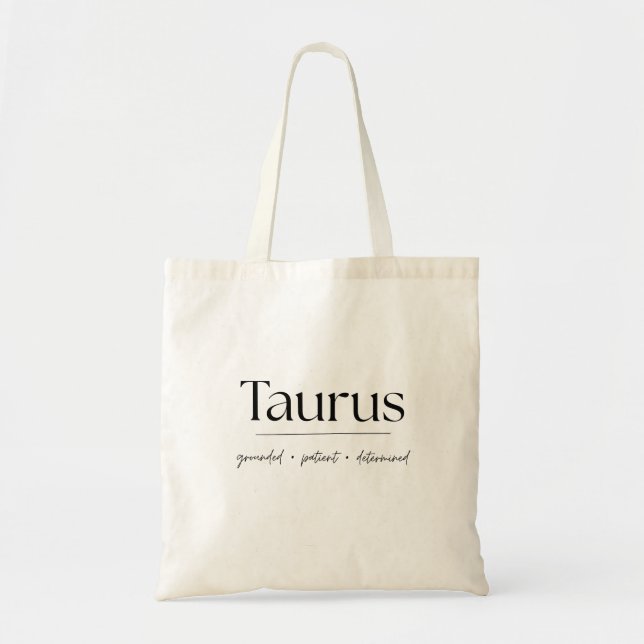 Bolso Tote Tauro Zodiaco (Frente)