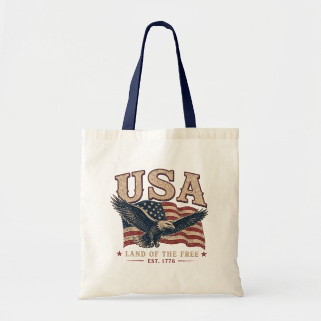 Bolso Tote Vintage USA (Frente)