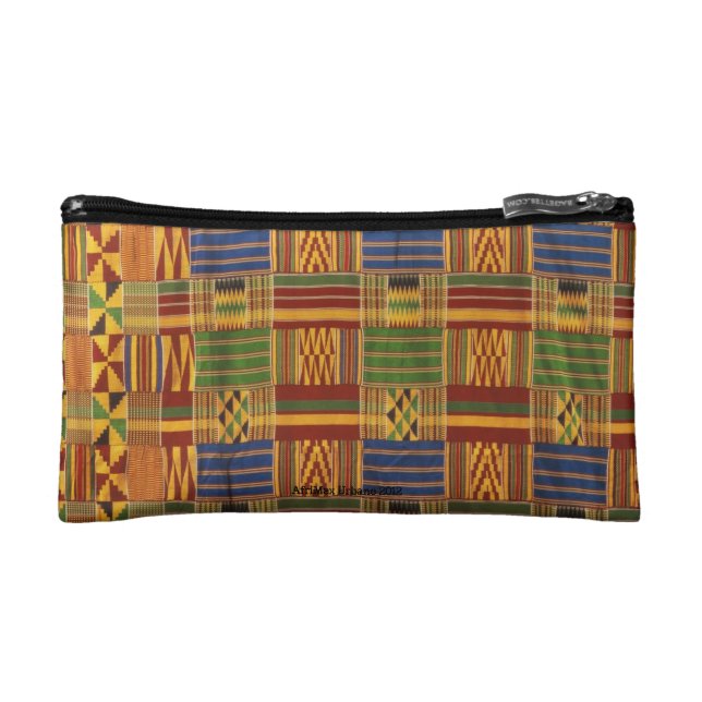 Bolso tradicional del paño de AfriMex Urbano Kente (Frente)