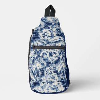 Bolso transversal de mármol personalizado con efec