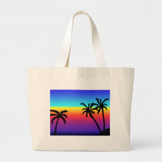 Bolso tropical de la puesta del sol