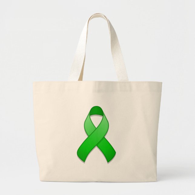 Bolso verde de la cinta de la conciencia (Frente)