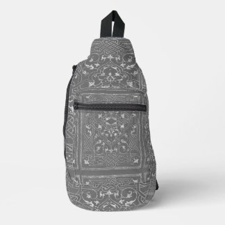 Bolso vintage gris tipo sling