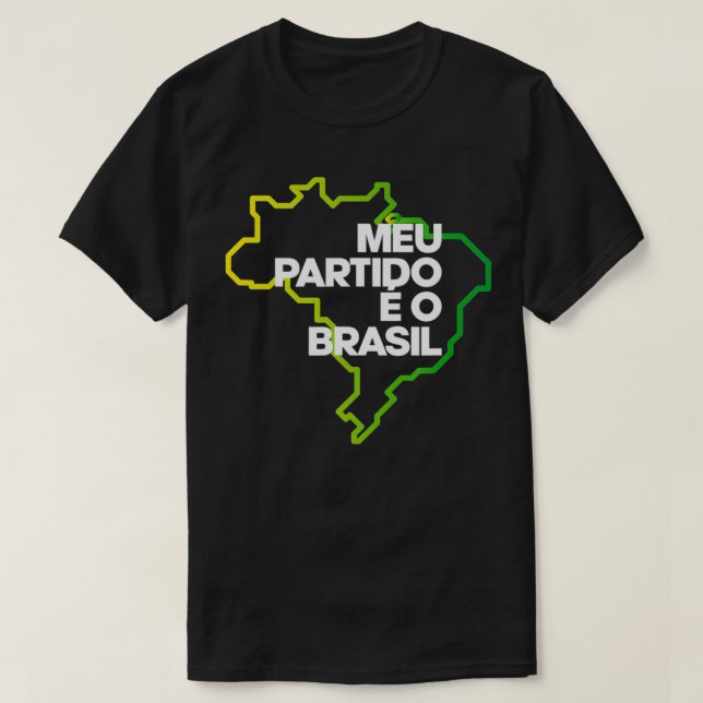 Bolsonaro Presidente 2022 Brasil  Camiseta  (Diseño del anverso)