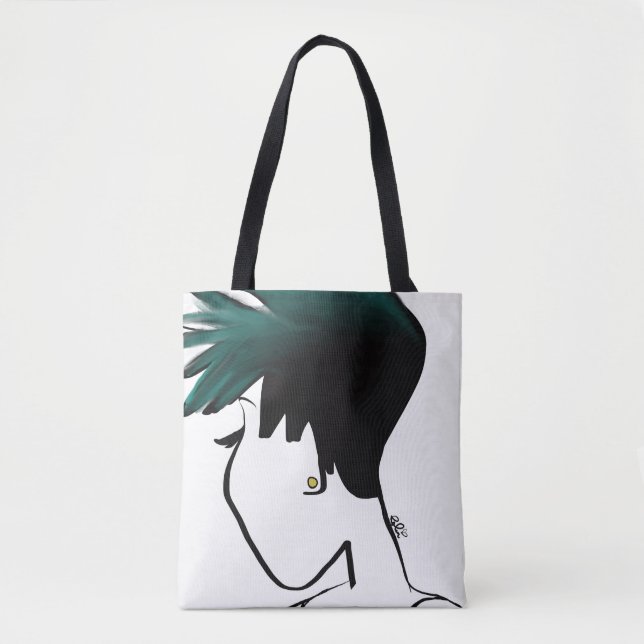 Bolsos claveteados de la lona de Ombre (Anverso)