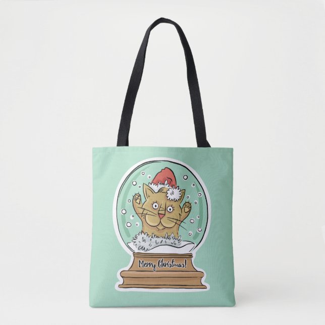 Bolsos de gato para Navidades graciosos (Anverso)