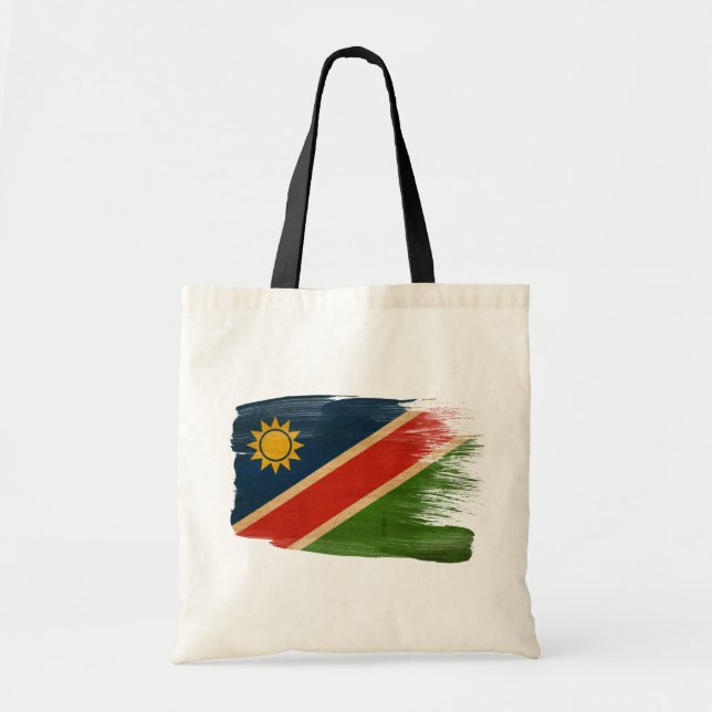 Bolsos de la lona de la bandera de Namibia (Frente)