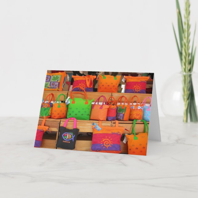 Bolsos de la tarjeta de nota de Cancun (Anverso)