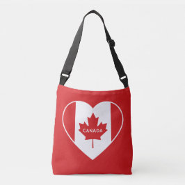 Bolsos de texto de Canada Love personalizado