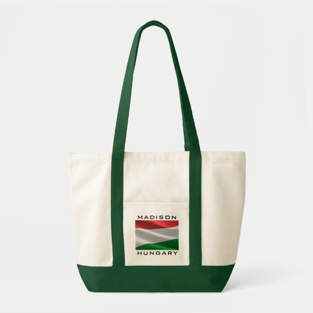 Bolsos de texto de personalizado de bandera húngar (Frente)