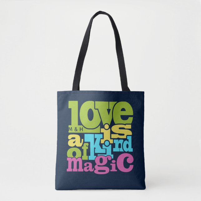 Bolsos de tograma de personalizado de amor mágico (Anverso)