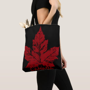 Bolsos retros de la hoja de arce de Canadá de las