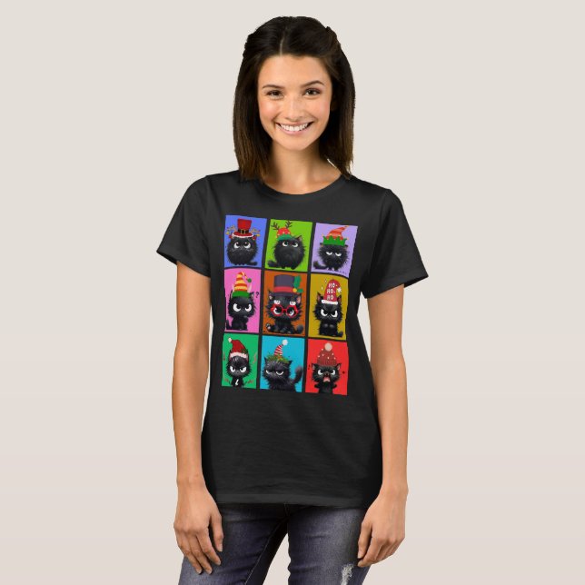 Bolt The Cat Navidades Camiseta femenina (Anverso completo)