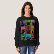 Bolt The Cat Navidades la sudadera de las mujeres