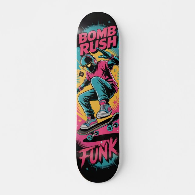 Bomb Rush Cyberfunk Skateboard (Anverso )