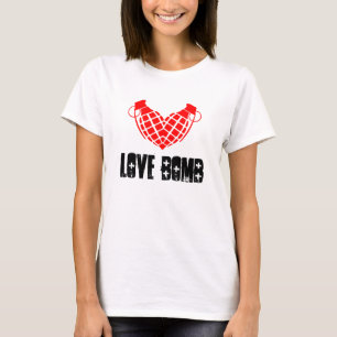 Bomba de amor, camisa fresca del amante del