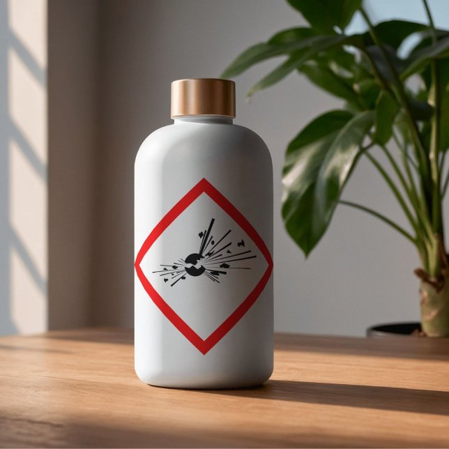 Bomba explosiva - Etiqueta del SGA (Subido por el creador)