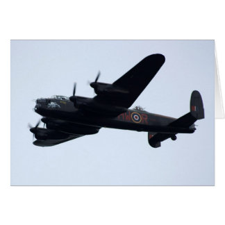 Bombardero de Lancaster en vuelo.