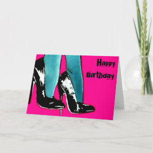 "¡Bombas de pop!" sobre una tarjeta de felicitació