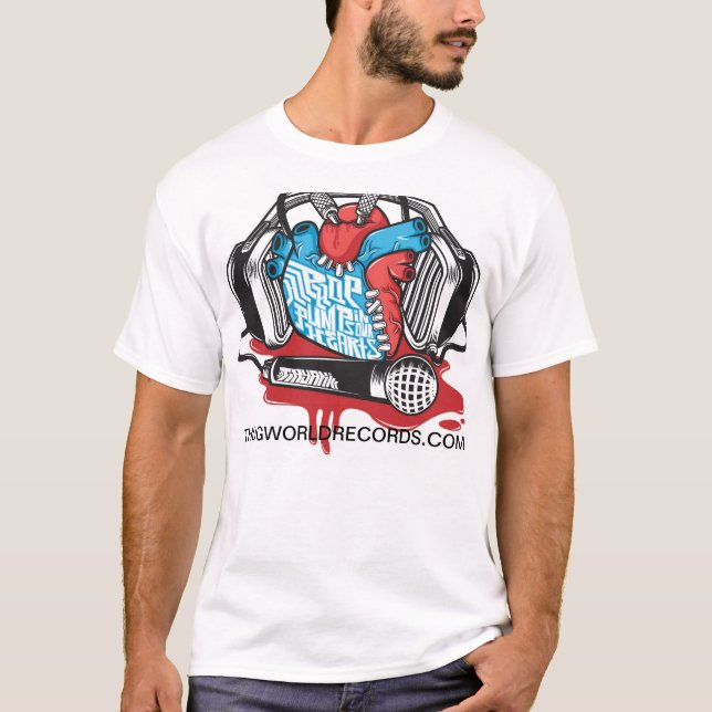 bombas del hip-hop en nuestras camisetas de los (Anverso)
