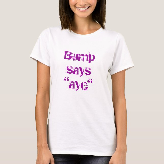 Bombas para cambiar camiseta de maternidad (Anverso)