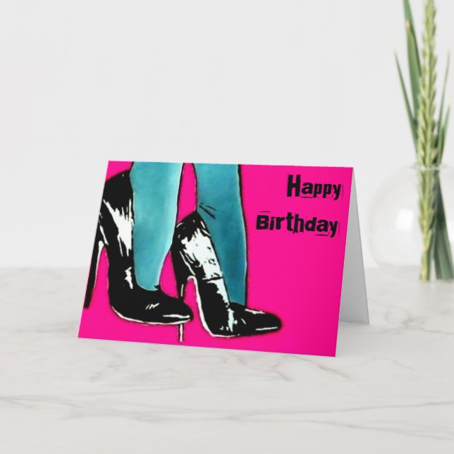 "¡Bombas pop!" en una tarjeta de felicitación (Anverso)