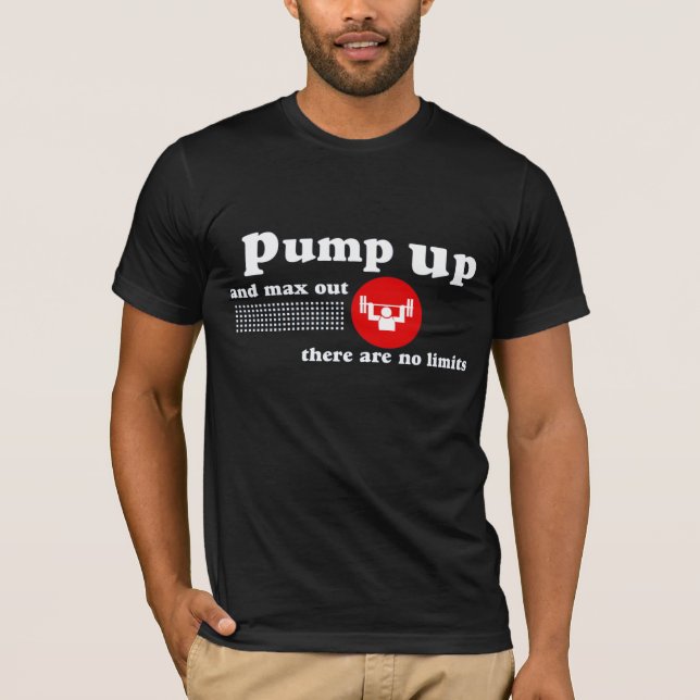 Bombee para arriba la camiseta del levantamiento (Anverso)