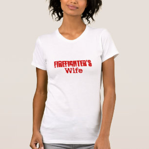 Bombero, camiseta de la esposa