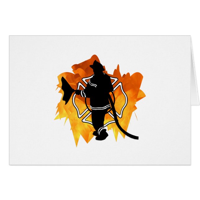 Bombero EN llamas (Anverso (Horizontal))