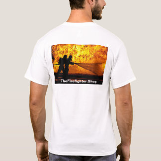 Bombero enciende camiseta