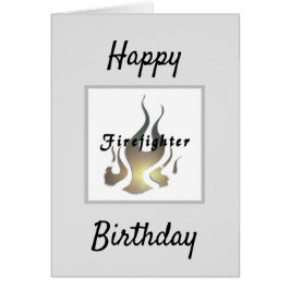 Bombero llama feliz cumpleaños