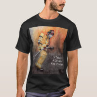 Bombero masculino iluminado con camiseta de llamas