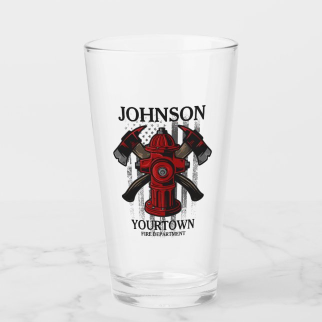 Bombero NAME Departamento de Bomberos Hidrante Ban (Anverso)