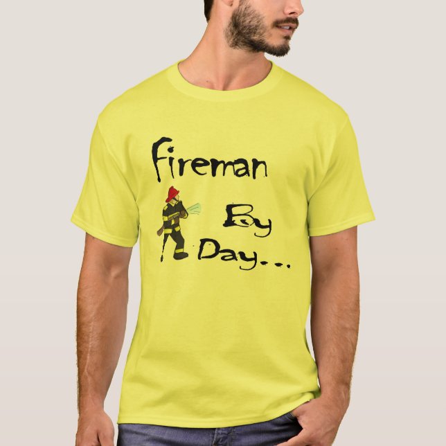 Bombero por la camisa del día… (Anverso)