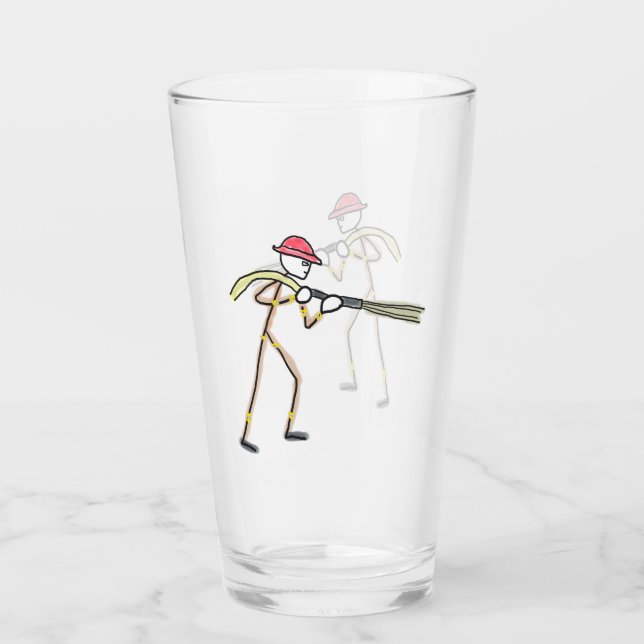 Bombero Stickman (Anverso)