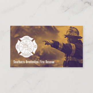 Bombero | Tarjeta de visita perfecta